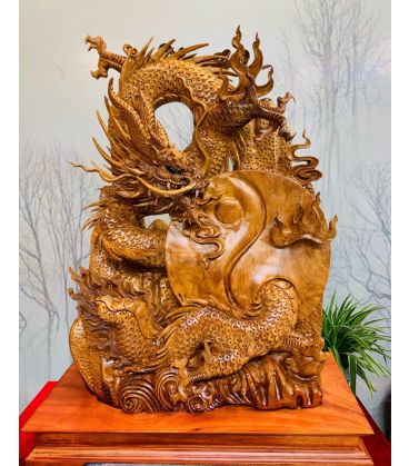 Nhất Long Bát Quái - Tượng Phong Thủy Trấn Thạch