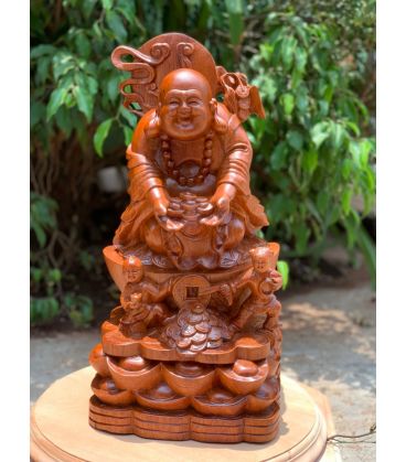 Di Lặc Nhị Phúc Dâng Tài Lộc