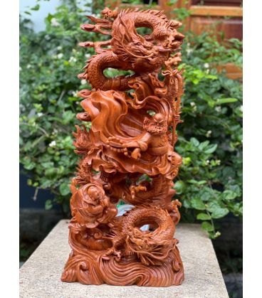 Bồ Đề Đạt Ma Song Long Cao 80cm