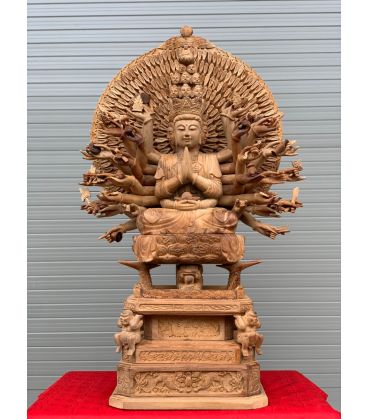 Tượng Thiên Thủ Thiên Nhãn Gỗ Hương Cao 87