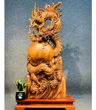 Nhất Long Bảo Châu Gỗ Ngọc Am