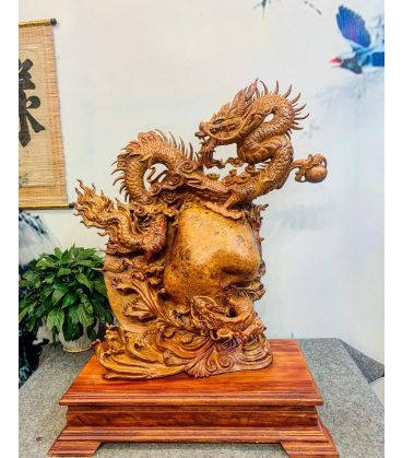 Tượng Linh Vật Rồng Mẫu Tử Độc Lạ Nu Hương