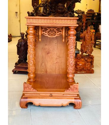 Bàn Thờ Thần Tài Gỗ Hương Cao Cấp