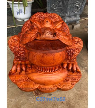 Tượng Cóc Ngậm Tiền - Thiềm Thừ 3 Chân