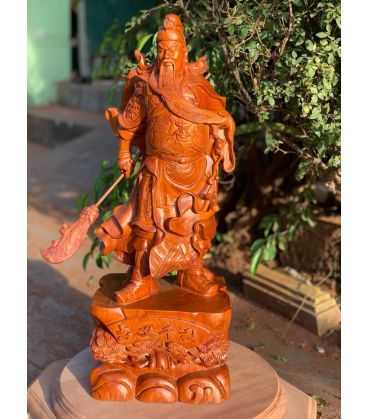 Quan Công Xách Đao Vuốt Râu Cao 70