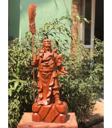 Tượng Gỗ Quan Trấn Ải Cao 70cm