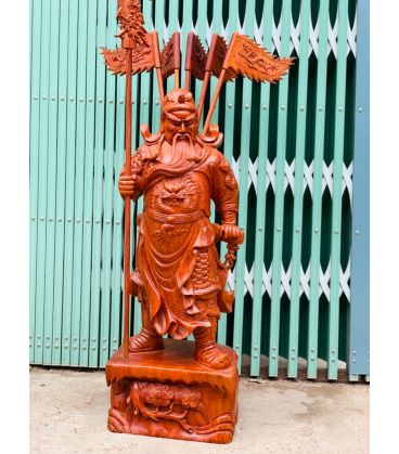 Tượng Quan Công Võ Thánh Chống Đao Đế Tùng Cao 80