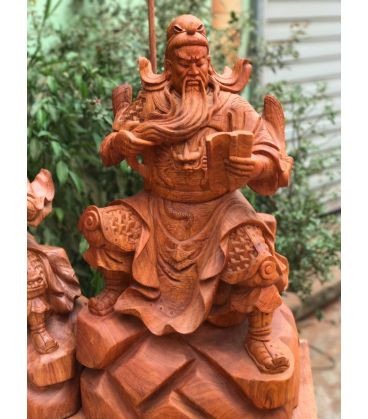 Tượng Quan Công Đọc Sách Mẫu To Cao 65