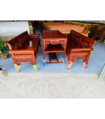 Bộ Trường Kỷ Truyền Thống Gỗ Lim Nhập