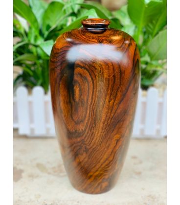 Bình Chum Phú Quý Gỗ Cẩm Cao 33cm