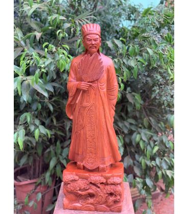 Khổng Minh - Gia Cát Lượng Gỗ Hương Cao 60