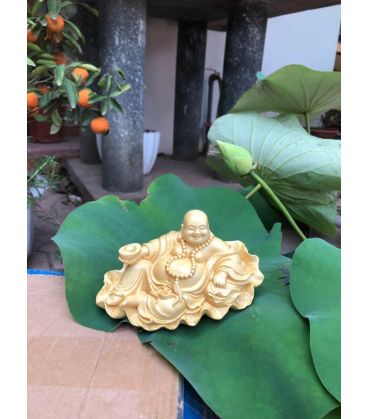 Tượng Di Lặc Ngồi Lá Sen