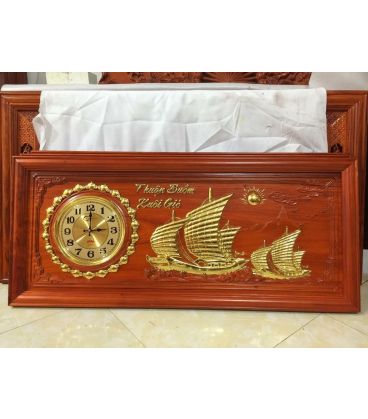 Tranh Đồng Hồ - Thuận Buồm Xuôi Gió