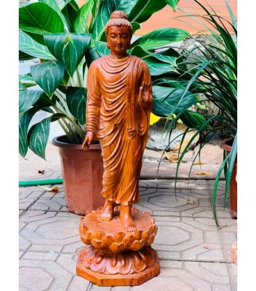 Phật Thích Ca Mâu Ni Đứng Trên Hoa Sen Cao 60