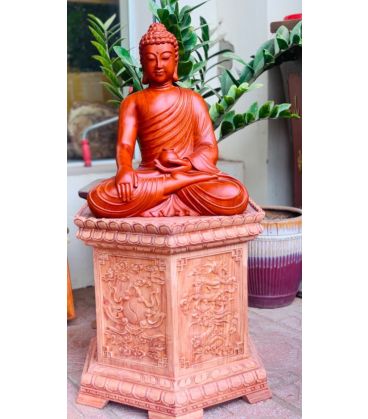 Tượng Phật Bổn Sư - Thích Ca Mâu Ni Ngồi Thiền Cao 40cm