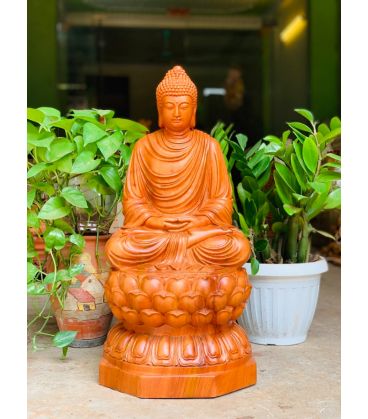 Tượng Phật Bổn Sư - Thích Ca Mâu Ni Cao 60cm Gỗ Hương