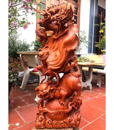 Đạt Ma Hàng Long Cưỡi Nghê